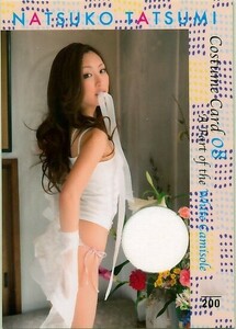 辰巳奈都子 BOMB CARD LIMITED 2009 コスチュームカード 08 #idol