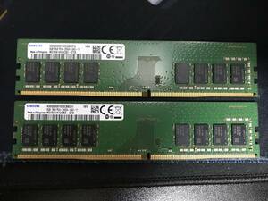 Samsung DDR4-2666 8GBx2枚 計16GB 動作確認済