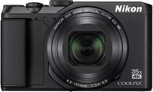 Nikon デジタルカメラ COOLPIX A900 光学35倍ズーム 2029万画素 ブラック A(中古品)