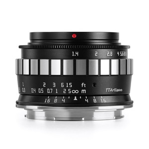 銘匠光学 TTArtisan 23mm f/1.4 C (Lマウント) (ブラック × シルバー) APS-C 単焦点レンズ 準広角