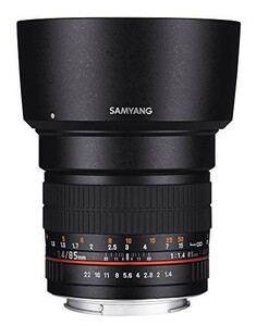SAMYANG 単焦点 レンズ 85mm F1.4 キヤノン EF用 フルサイズ対応