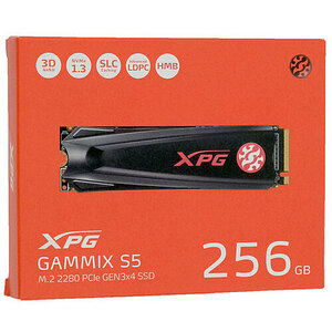 【新品訳あり(箱きず・やぶれ)】 ADATA M.2 SSD XPG GAMMIX S5 AGAMMIXS5-256GT-C 256GB [管理:1000027081]