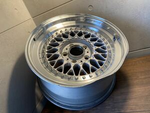 ジャンク BBS RS198 PCD120 5H 8.5J ET13 17インチ BMW E30E36E28E34E24E32M3M5M6 AC schnitzer HARTGE ALPINA 希少な当時物JDM旧車USDM