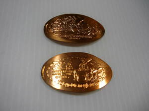 【送料無料】スーベニアメダル 2個セット 東京ディズニーランド スティッチ メダル