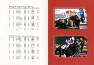 ★JRA オッズカード 115度数2枚 クラシックロード 2006 vol.2 CLASSIC ROAD カワカミプリンセス メイショウサムソン 未使用 美品 競馬 即決