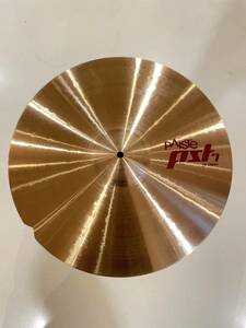 ②PAISTE pst7 18クラッシュ 割れシンバルリペア品