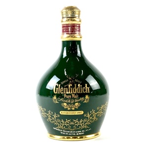 グレンフィディック Glenfiddich 18年 陶器 緑 750ml スコッチウイスキー シングルモルト 【古酒】