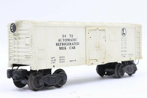 LIONEL/ライオネル ＊ No. 3472 - AUTOMATIC REFRIGERATED MILK CAR 鉄道模型 Oゲージ ＊ #4312