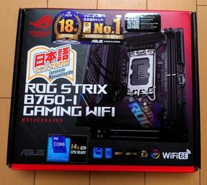 【中古品】ASUS ROG STRIX B760-I GAMING WIFI【Mini-ITX マザーボード】