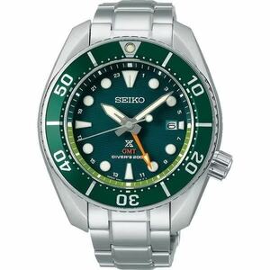 特価 新品 セイコー正規保証付き★SEIKO PROSPEX プロスペックス SBPK001 ダイバーズウォッチ ソーラー GMT グリーン 緑 メンズ腕時計