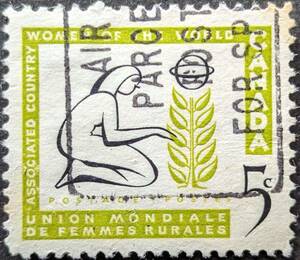 【外国切手】 カナダ 1959年05月13日 発行 「世界の女性連合国」記念式典 消印付き