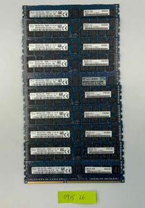 [サーバー用] SK Hynix 8G 10枚セット メモリ メモリーPC3L-12800R registered ECC低電圧1.35V DDR3 1600 0915 26