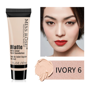 MISS ROSE MATTE matt wear liquid foundation リキッドファンデーション 37ml IVORY6 2本セット 輸入品