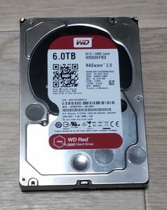【動作品】Western Digital 3.5インチ HDD 6TB( 6000GB ) ハードディスクドライブ 1円スタート