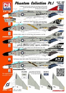 CTA-40 1/48 CTA F-4B/G/N ファントムⅡ用デカールセット 戦闘機 アメリカ海軍/海兵隊