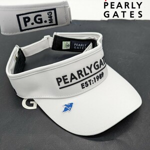 ☆新品正規品 PEARLYGATES/パーリーゲイツ定番ポリエステル ツイルバイザー (UNISEX) 男女兼用