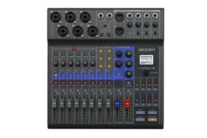 ZOOM LiveTrak L-8 ８チャンネル仕様のライブミキサー＆レコーダー