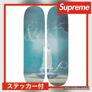 ◆新品◆Supreme Fuck Skateboards シュプリーム スケートボード 2枚セット デッキ ダンコーレン キャンドル スケボー インテリア 21SS