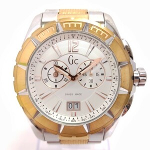 GUESS ゲス GC ジーシー GC53001G／swiss made／QZクォーツ／稼働／現状品☆１円～