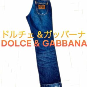 DOLCE&GABBANA ドルチェ＆ガッバーナ レディース ジーンズ 38 インディゴ ブルー ドルチェ アンド ガッバーナ