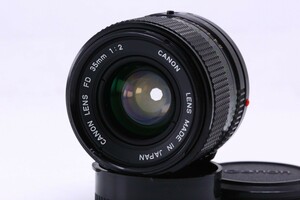 【実用】Canon NEW FD 35mm F2 カメラレンズ FDマウント マニュアルフォーカス #5224