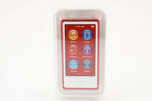 【新品未開封】 Apple アップル iPod nano 本体 第7世代 Bluetooth D744J/A　16GB　A1466 productRed　赤　Red　【D07】