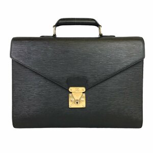 【1円～】ルイヴィトン LOUIS VUITTON バッグ ビジネスバッグ セルヴィエットコンセイエ エピ M54422 SR1021 レザー ブラック 中古