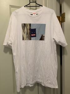 L Supreme Banner Tee 19FW Large White シュプリーム バナー Tシャツ 半袖 19AW ホワイト 白 中古3