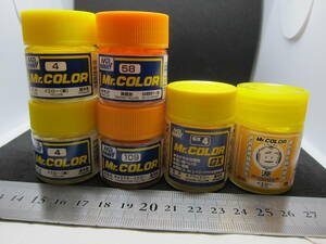 MR.HOBBY Mr.COLOR イエロー系カラー６本セット プラモデル用塗料