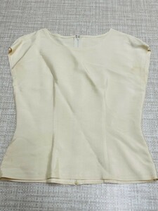 中古品　Christian Dior　ディオール　シャツ　ホワイト 半袖　ブラウス　3768