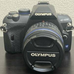 OLYMPUS E-420 オリンパス デジタル一眼レフカメラ ZUIKO DIGITAL 14-42㎜ 1:3.5-5.6 10.0メガピクセル 動作未確認 中古 ジャンク