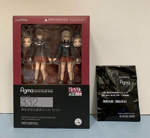 ■【中古】[特典付き] figma　332 西住まほ＆逸見エリカ セット 「ガールズ＆パンツァー 劇場版」 GOODSMILE ONLINE SHOP限定