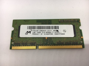 Micron　1GBメモリ　DDR3-1066　PC3-8500S　テスト済み　エラーなし