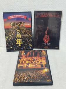 DVD10　THE LIVE ANIMAL 03 JAPAN TOUR TOKYO’S FINEST/FB the MUSIC VIDEO 2001-2005 / SUNSET THE PLATINUM SOUND 10th 3点セット