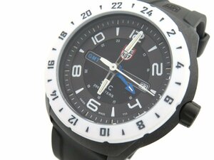 ☆1円◆稼働◆　ルミノックス　　GMT5020シリーズ　ブラック　クオーツ　メンズ　腕時計　店保　M498