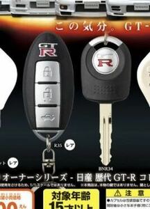 なりきりオーナーシリーズ 日産 歴代GT-R コレクタブルキー　BNR34、R35（レア）セット