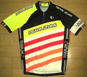 美品★PEARL IZUMI パールイズミ サイクルウェア サイクルジャージ 半袖 フルジップ トップス L