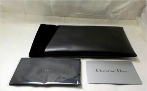 Dior　ディオール　スリムメガネケース　ブラック　バネ口金具