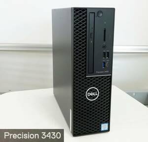 【Quadro P1000搭載！】DELL Precision 3430 Xeon E 2124 メモリ32GB SSD M.2 PCIe512GB ＋HDD2TB Win11 Pro Workstations【H24033007】