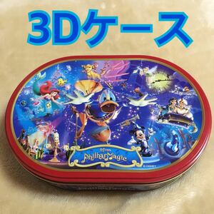 フィルハーマジック philharmagic アリエル ライオンキング ティンカーベル アラジン ジャスミン ミッキー ドナルド Disney 缶 ケース 3D