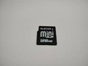 128MB　メガバイト　ELECOM　miniSDカード　メモリーカード　ミニSDカード