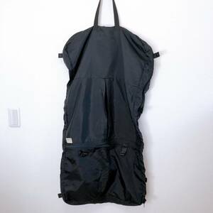 WS0310 L.L.Bean エルエルビーン ユニセックス 旅行用バッグ ブラック（黒）衣類用バッグ スーツバッグ 折りたたみ式 ガーメントバッグ
