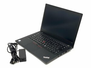 処分出品 ThinkPad T480 Core i5-8350U 16GB SSD256GB 14.0FHD 20L6S68TOM Webカメラ 無線LAN BT残93% RMA-543