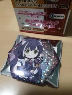 プリコネ　ホログラム　缶バッジ　キャル