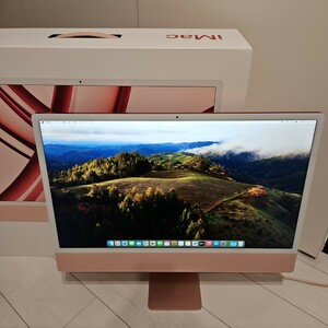 iMac M3 16GB 256GB ピンク TouchID付きUSキーボード