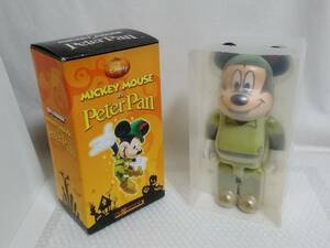 展示品+限定品　MEDICOM TOY　BE＠RBRICK　meets SEVEN-ELEVEn　MICKEY MOUSE as Peter Pan　400%　ミッキーマウス　ピーターパン