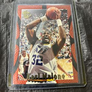 NBA 1995 Topps Embossed Karl Malone Utah Jazz No.96