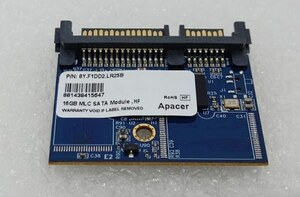 ●送料無料!! 在庫有 SATAタイプ 16GB SSDモジュール Apacer 16GB MLC SATA Module [P/N:8Y.F1DD2.LR]