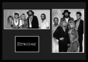 10種類!Fleetwood Mac/フリートウッド・マック/ROCK/ロックバンドグループ/証明書付きフレーム/BW/モノクロ/ディスプレイ (5-3W)