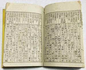 古書『日本外史字類大全下巻』明治16年発行 戦前 古本 和本 和書 本 古筆 